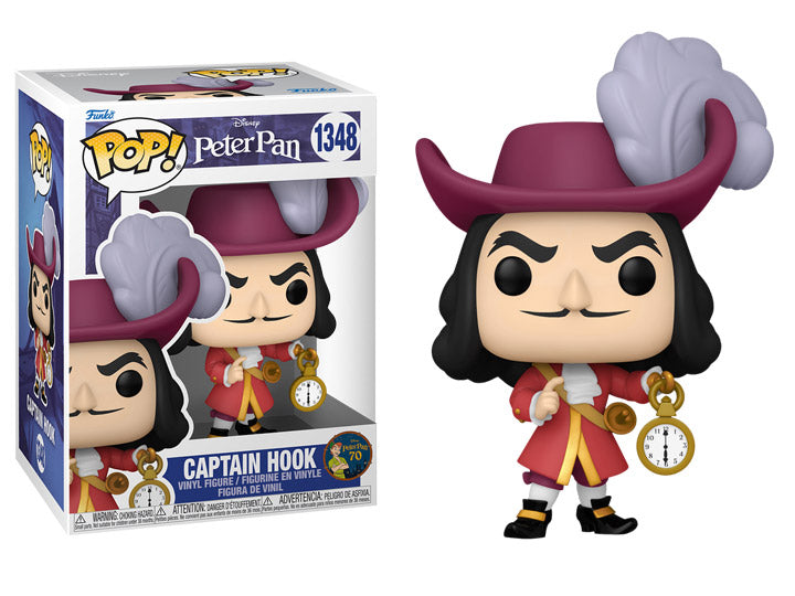 Captain Hook Funko Pop Disney Peter Pan 70th 1348 W/ Protector
