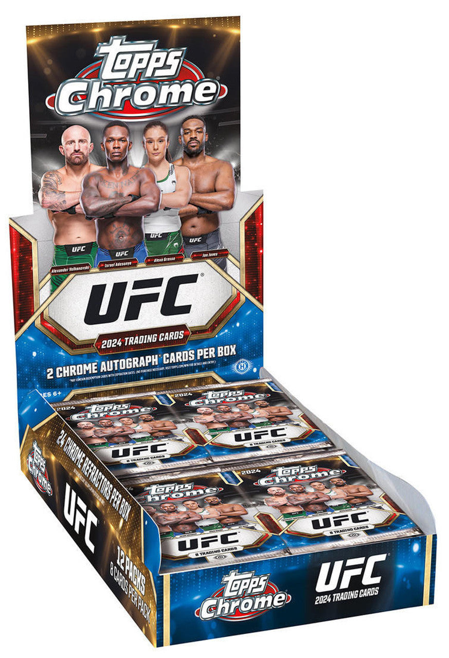 2024 Topps Chrome UFC 12 Hobby Box Case
