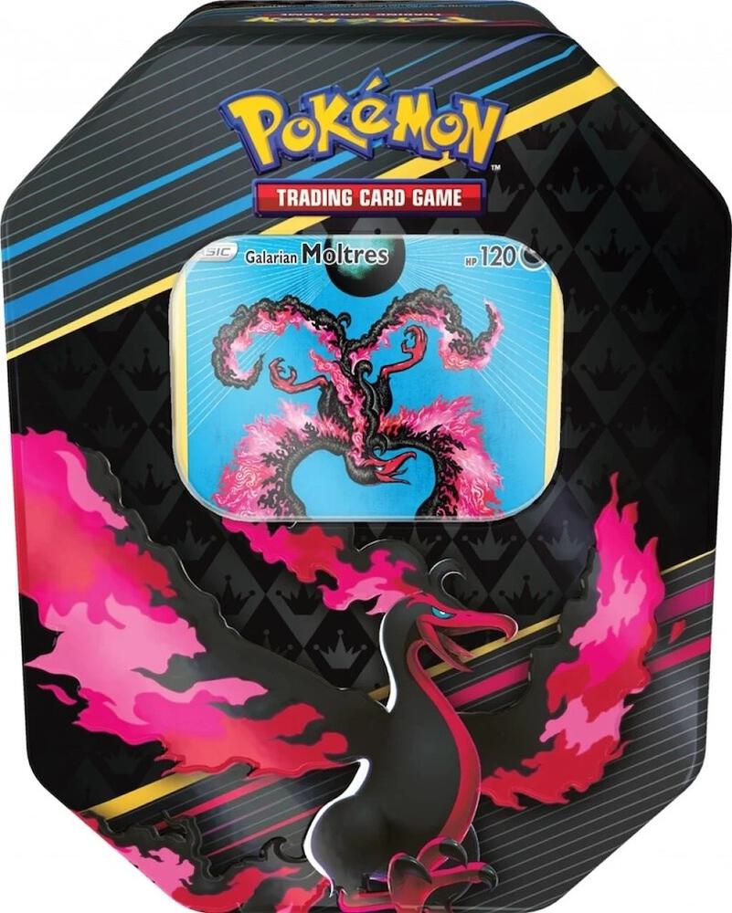 Pokemon Crown Zenith Tin (Galarian Moltres) International Version