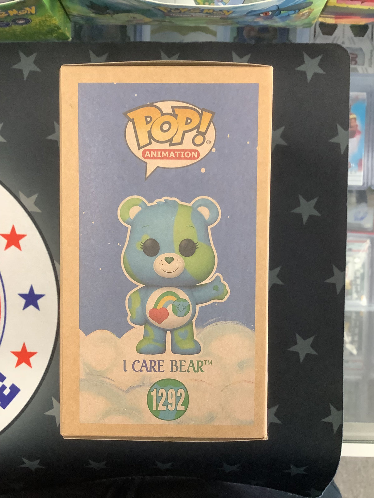 I Care Bear Funko Pop 2023 Earth Day Walmart Exclusive 1292 w/ Protector