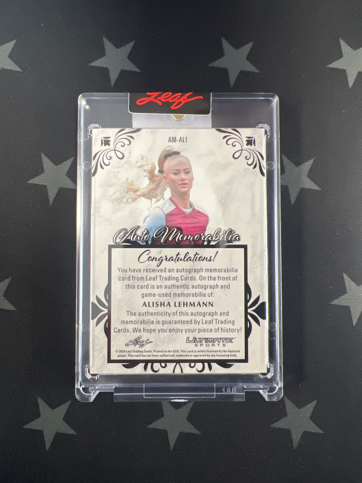 2024 Leaf Ultimate Sports Alisha Lehmann #AM-AL1 Auto Memorabilia /6