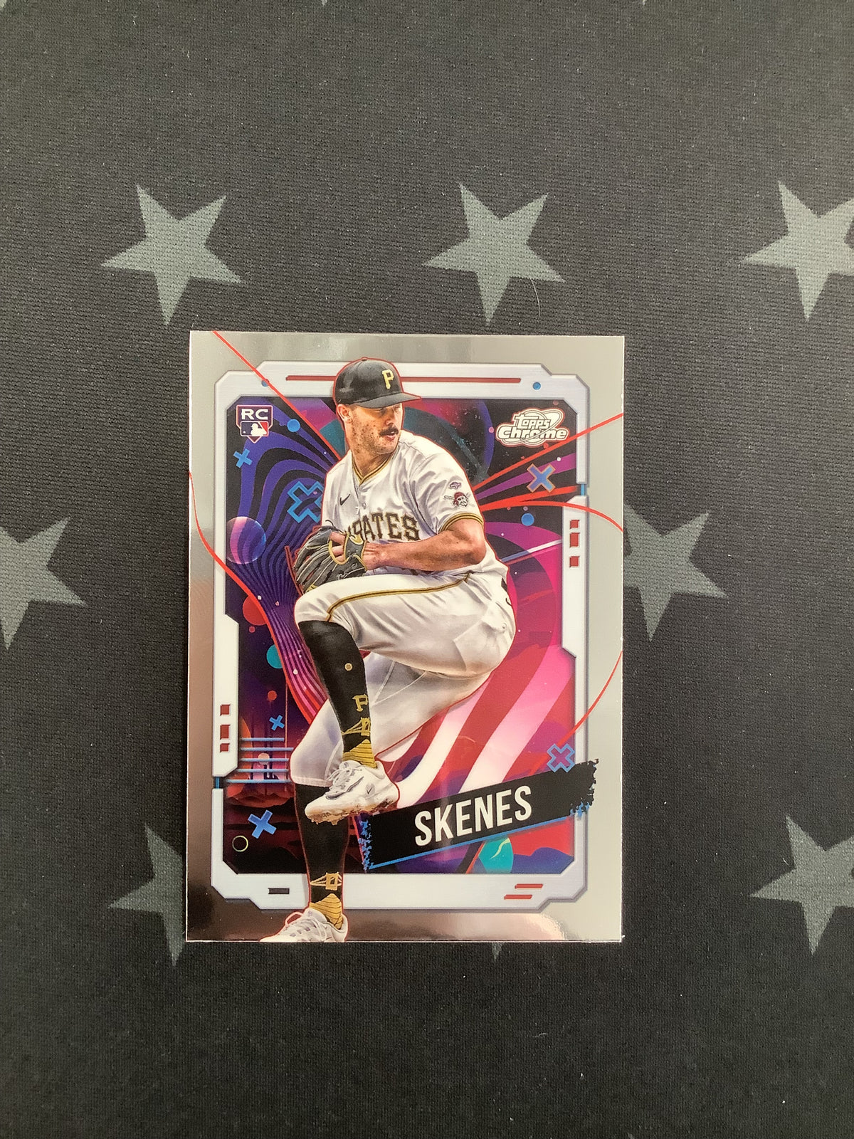 2024 TOPPS CHROME COSMIC #30 PAUL SKENES ROOKIE PITTSBURGH PIRATES