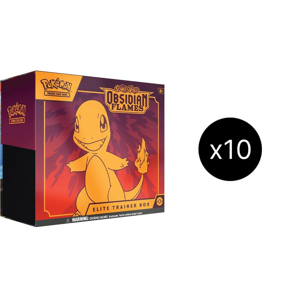 Pokemon Obsidian Flames Elite Trainer 10 Box Case