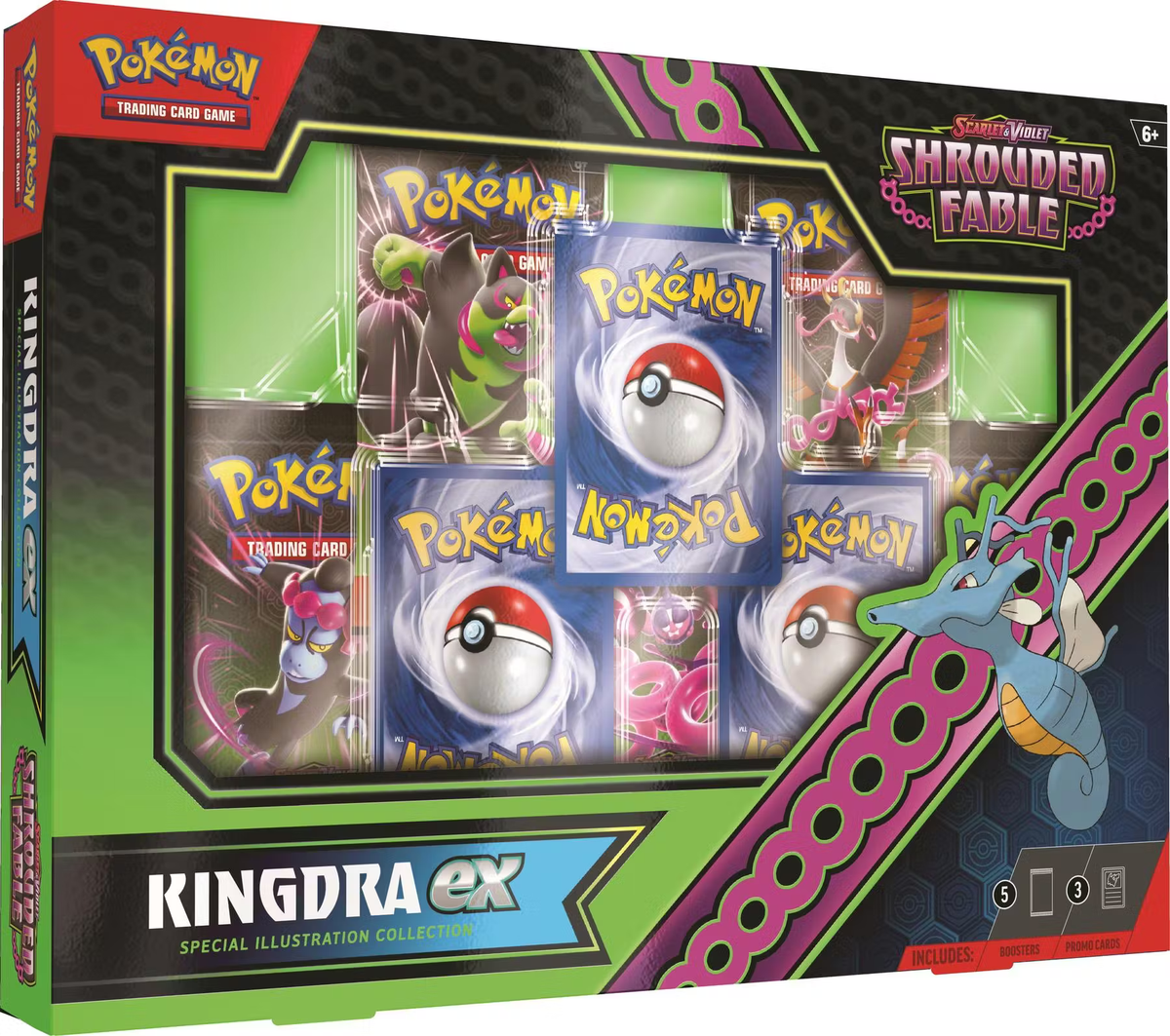 Pokemon Shrouded Fable Greninja/Kingdra EX Box