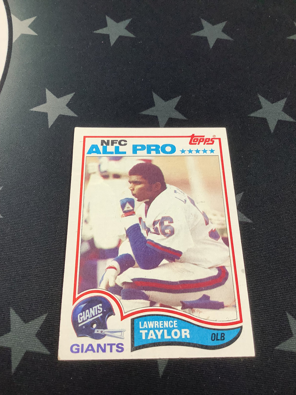 1982 LAWRENCE TAYLOR ROOKIE NEW YORK GIANTS OUTSIDE LINEBACKER #434