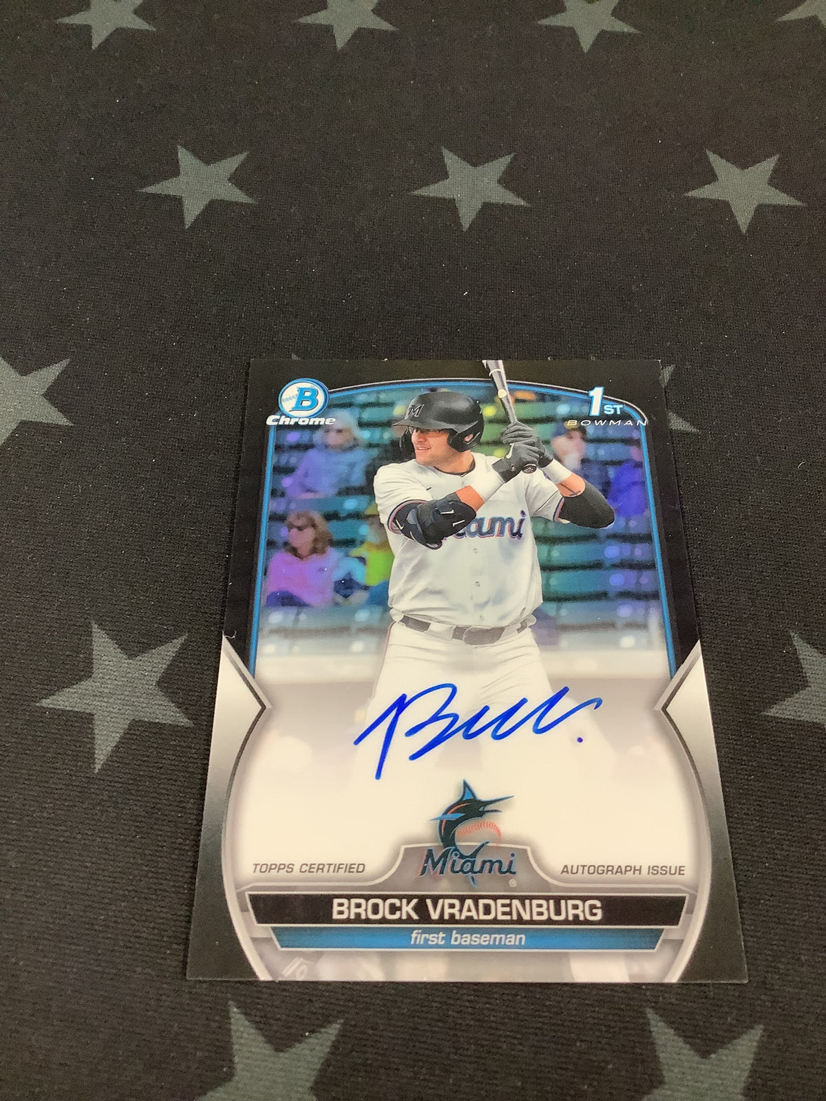 2023 Bowman Chrome Baseball Brock Vradenburg 1st Auto /75