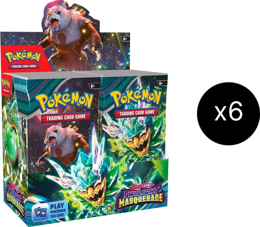Pokemon Twilight Masquerade 6 Booster Box Case