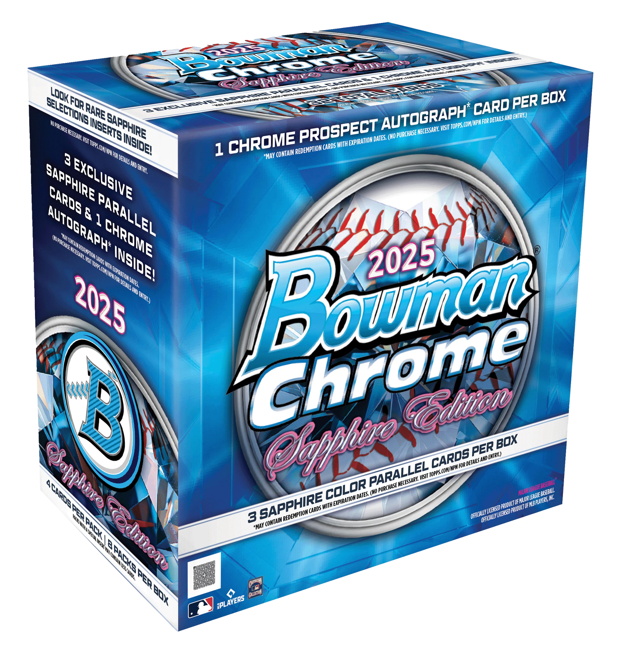 2025 Bowman Chrome Baseball Sapphire Edition Box