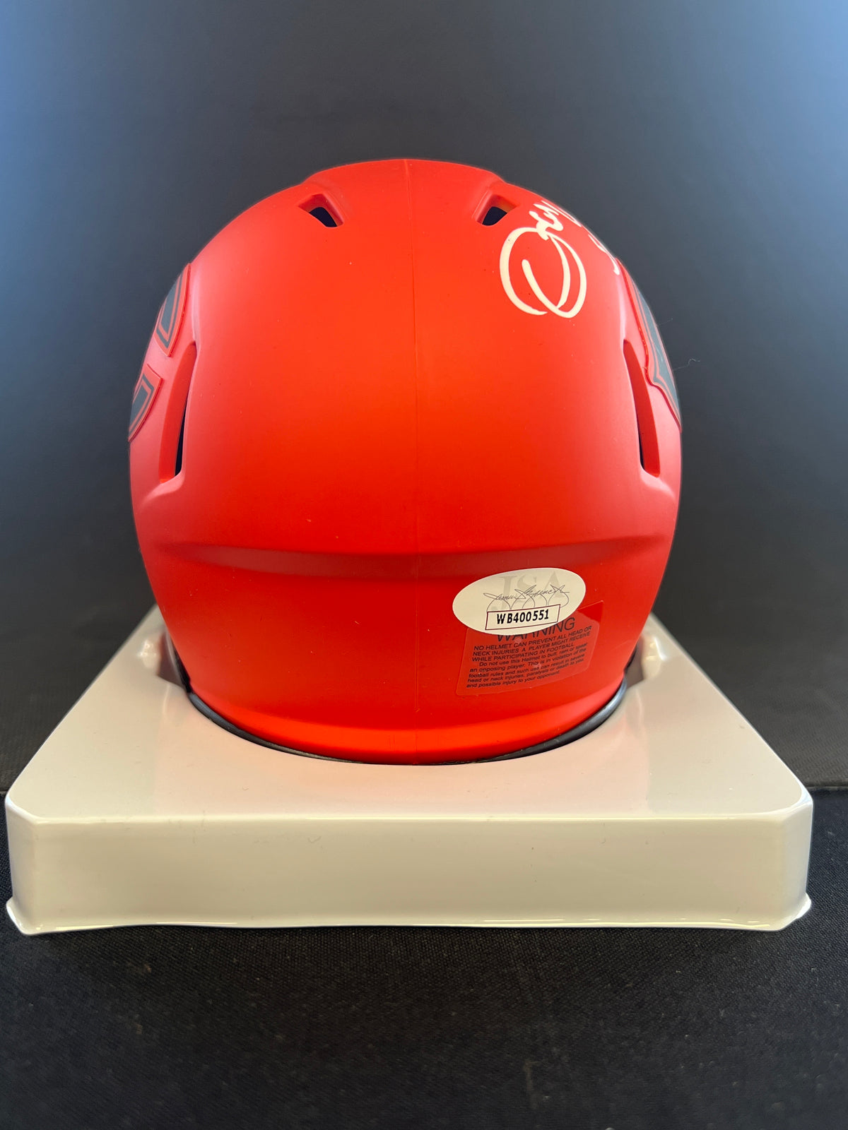 Otis Wilson &quot;SB XX&quot; Signed Riddell Rave Mini Helmet - JSA Certified