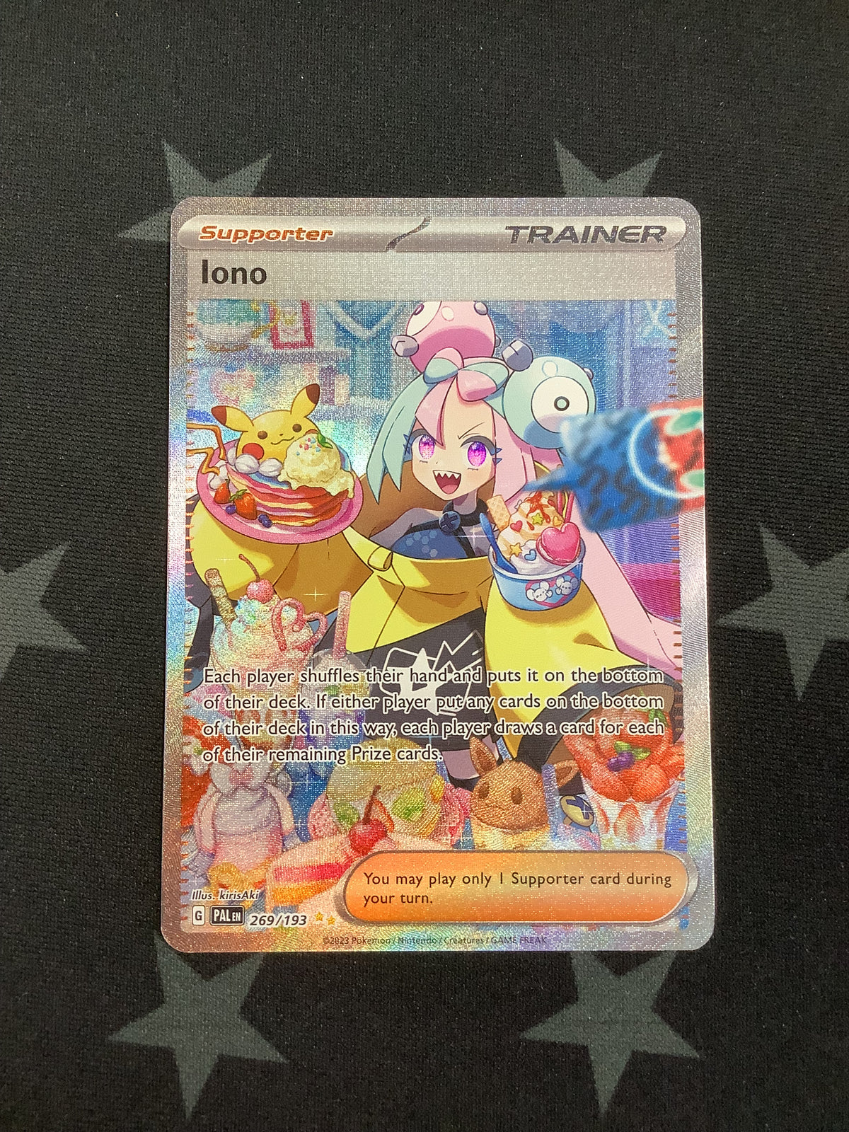 2023 POKEMON PALDEA EVOLVED IONO SPECIAL ILLUSTRATION RARE #269