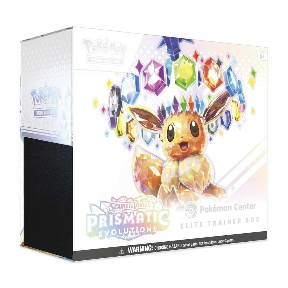Pokemon Prismatic Evolutions Pokemon Center Elite Trainer Box
