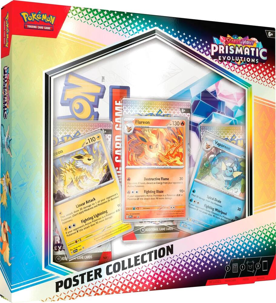 Pokemon Prismatic Evolutions Poster Collection Box 6 Box Case *PRESALE*