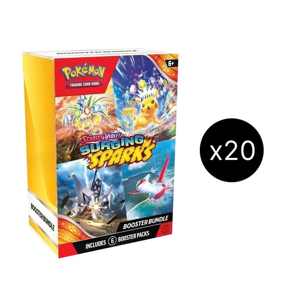 Pokemon Surging Sparks Booster Bundle 20 Box Case