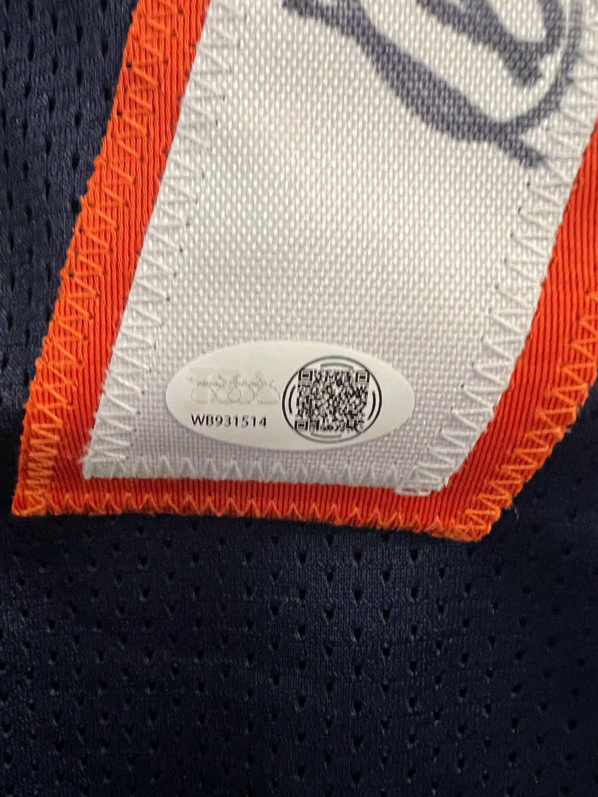 Keith Van Horne Signed Custom Bears Jersey - JSA Certified