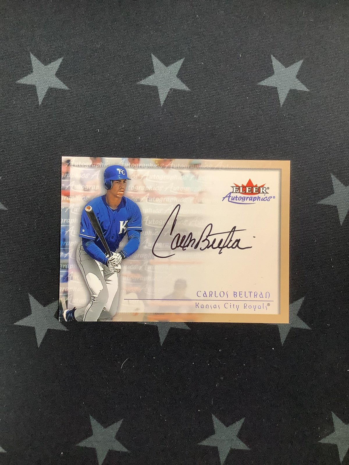 2000 FLEER CARLOS BELTRAN AUTOGRAPHICS AUTO