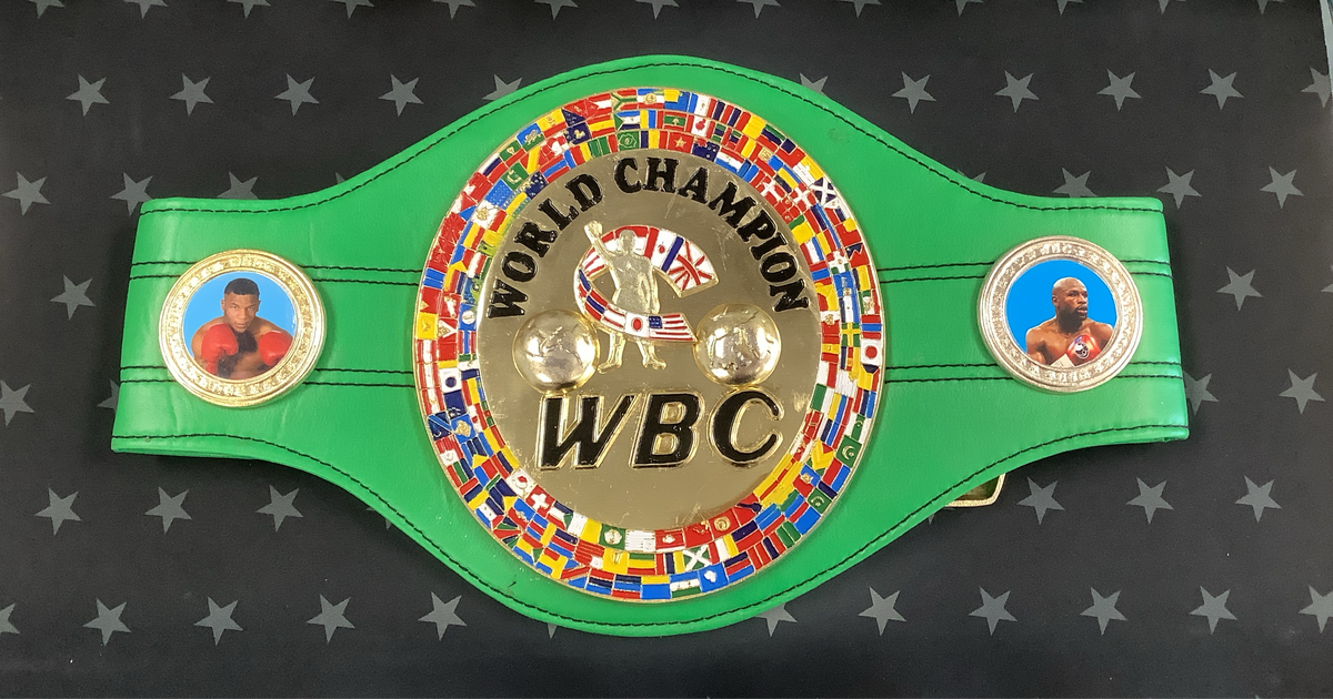 FLOYD MAYWEATHER JR SIGNED WBC WORLD CHAMPION BELT BECKETT COA