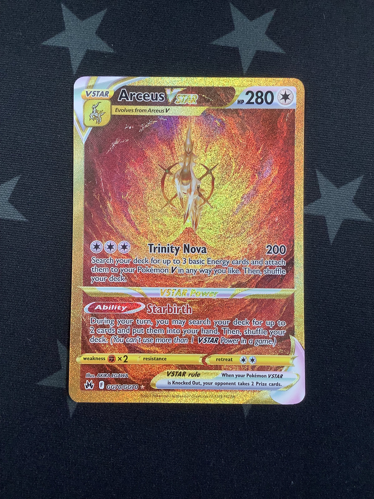 2023 Pokémon Sword Shield Arceus Vstar Crown Zenith Secret Full Art #GG70