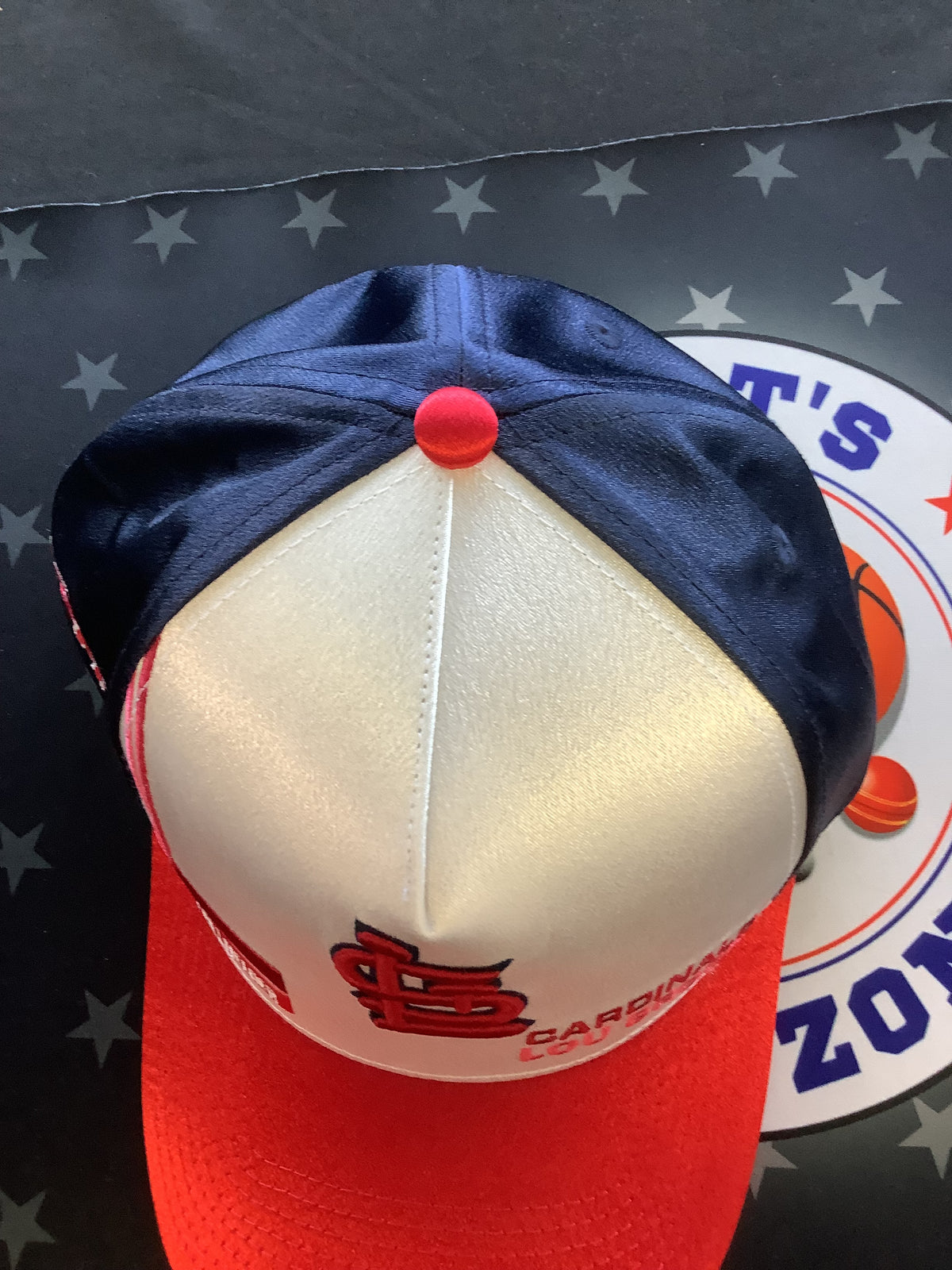2025 Lids x Topps Fanatics Player Chase Series 2 Retro Satin Lou Brock Cardinals Hat