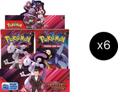 Pokemon Destined Rivals Booster Box 6 Box Case Pokemon Destined Rivals Booster Box 6 Box Case