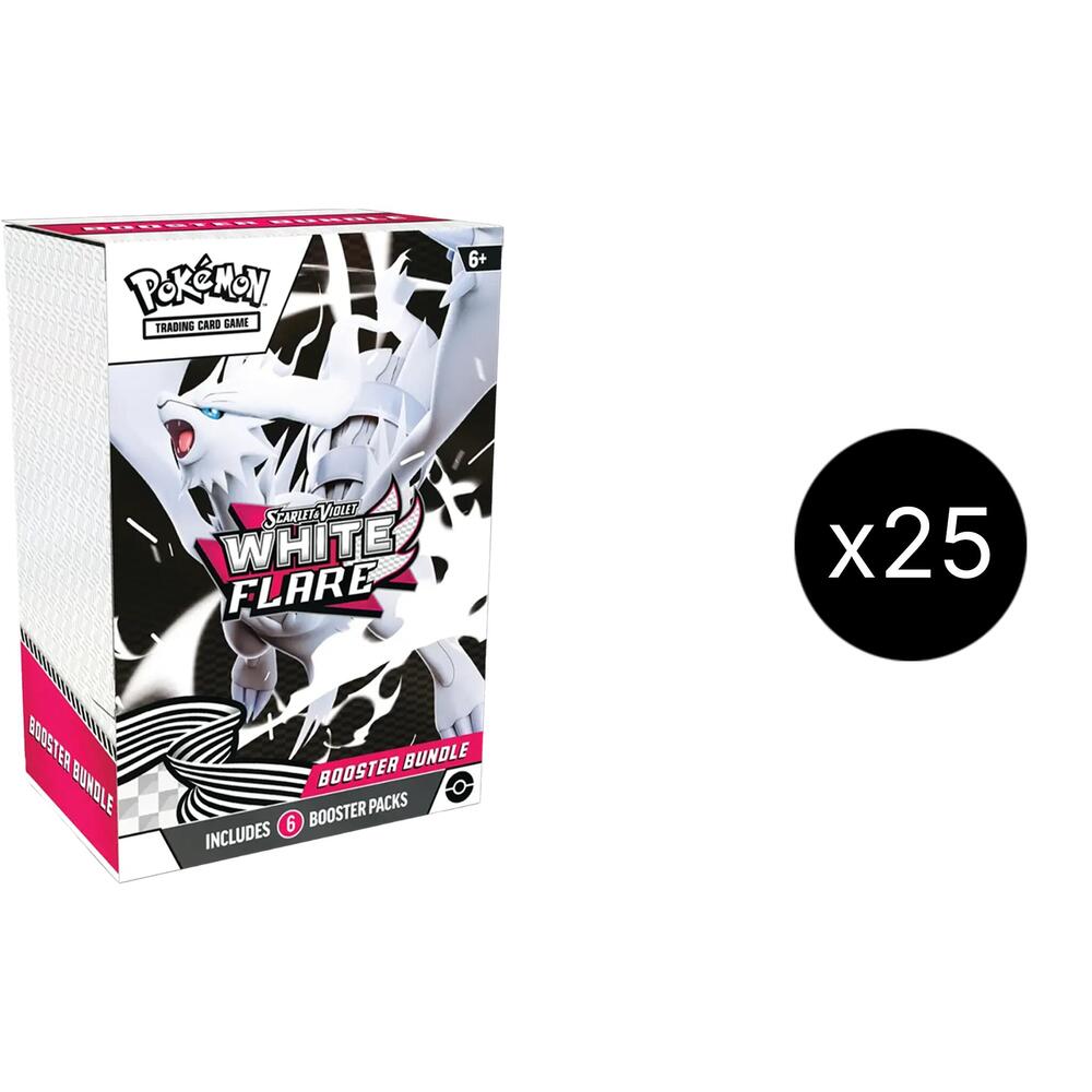 Pokemon White Flare Booster Bundle 25 Box Case