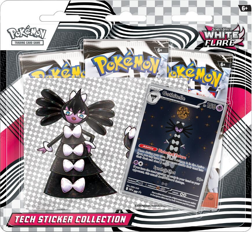 Pokemon White Flare Tech Sticker Collection Pokemon White Flare Tech Sticker Collection