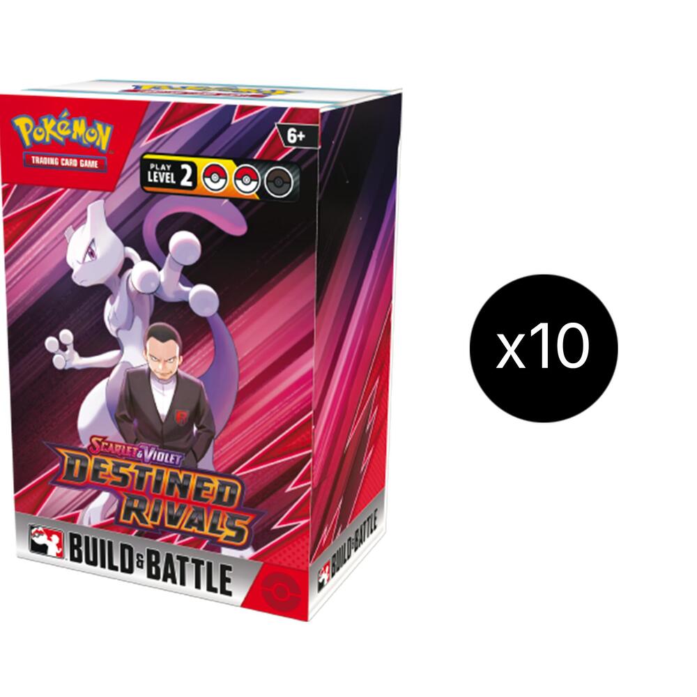 Pokemon Destined Rivals Build &amp; Battle 10 Box Display