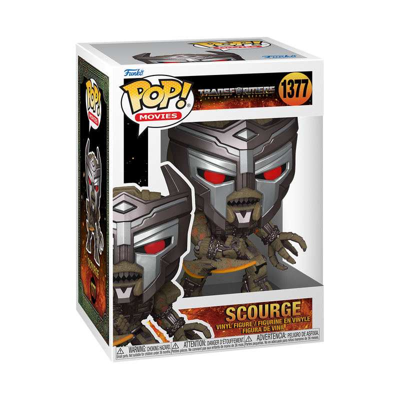 Scourge Funko Pop Transformers Rise of the Beasts 1377 W/ Protector