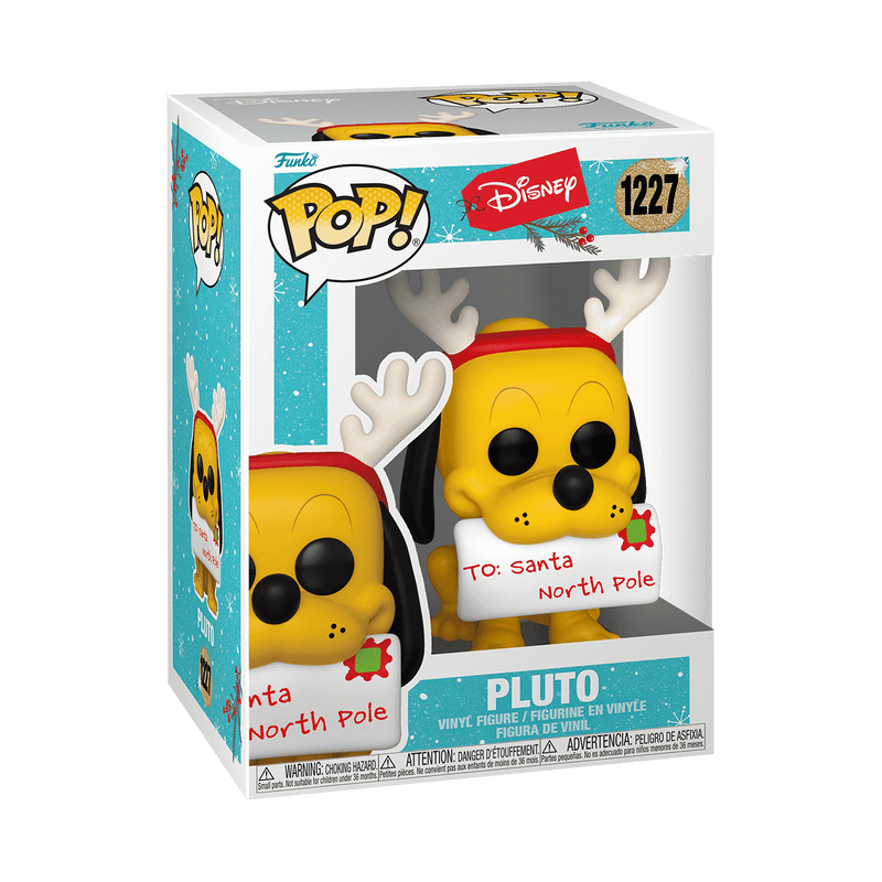 Pluto Funko Pop Disney Holiday 1227 W/ Protector
