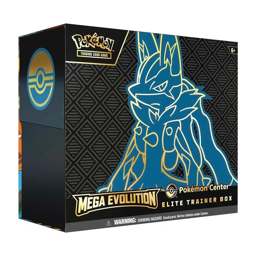 Pokemon Mega Evolution Pokemon Center Elite Trainer Box (Lucario) w/ Case Protector