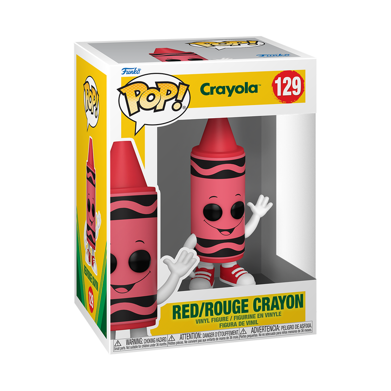 Red Crayon Funko Pop Crayola 129 W/ Protector