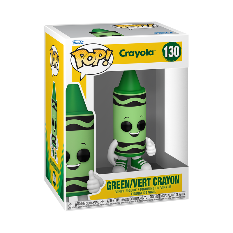 Green Crayon Funko Pop Crayola 130 W/ Protector