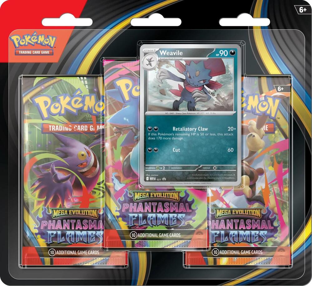 Pokemon Phantasmal Flames 3 Pack Blister *PRESALE*