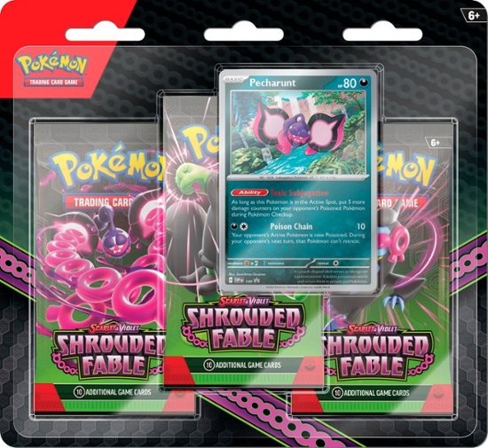 Pokemon Scarlet &amp; Violet Shrouded Fable 3 Pack Blister