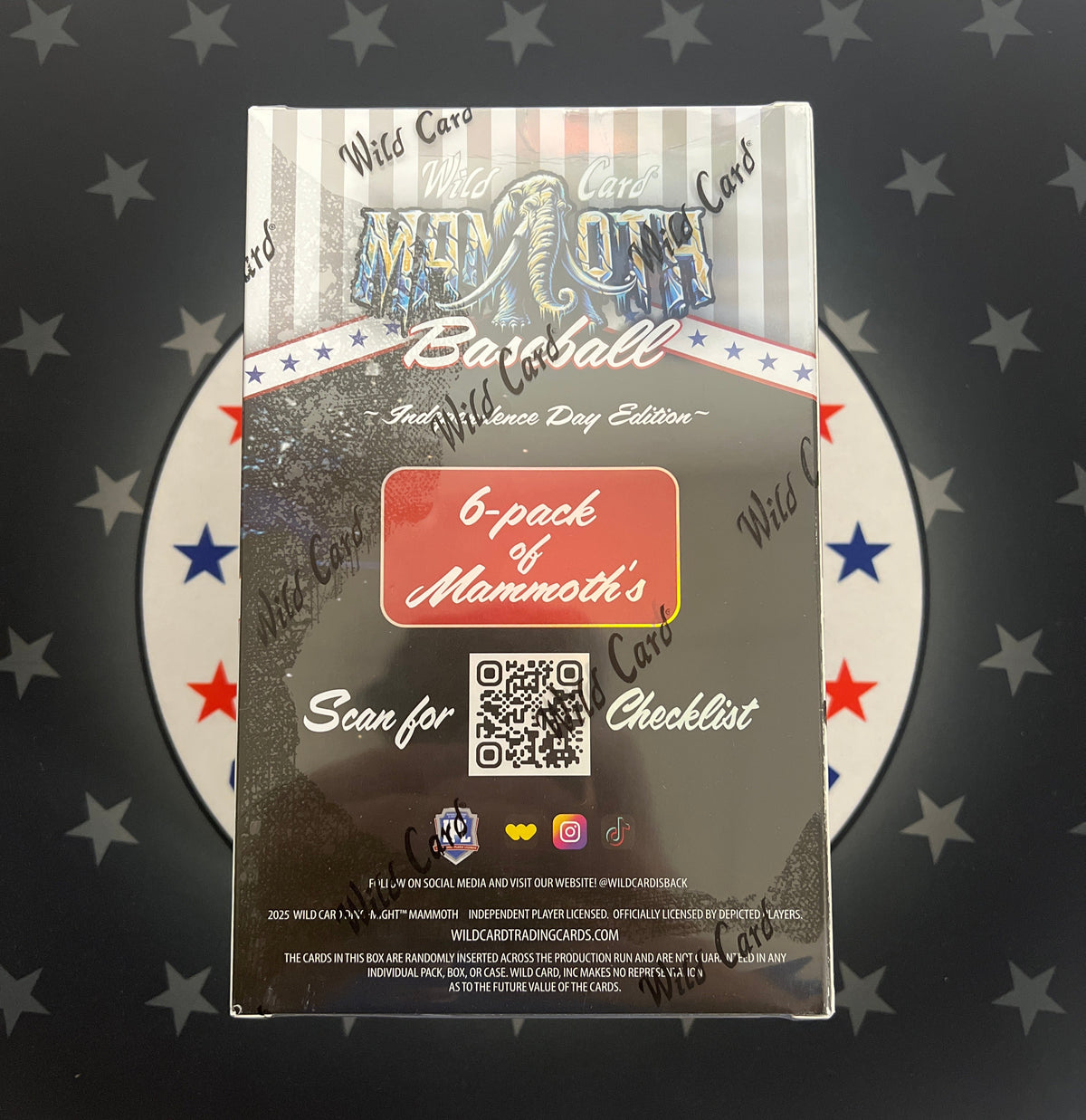 2025 Wild Card Independence Day Mammoth Baseball Box