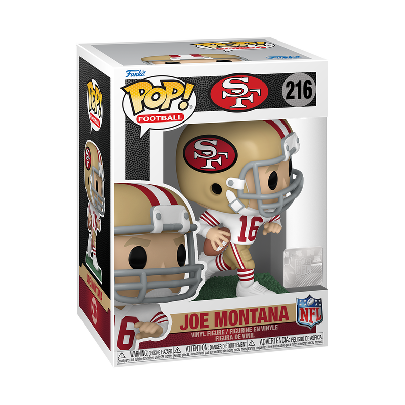 Joe Montana Funko Pop NFL 216 W/ Protector