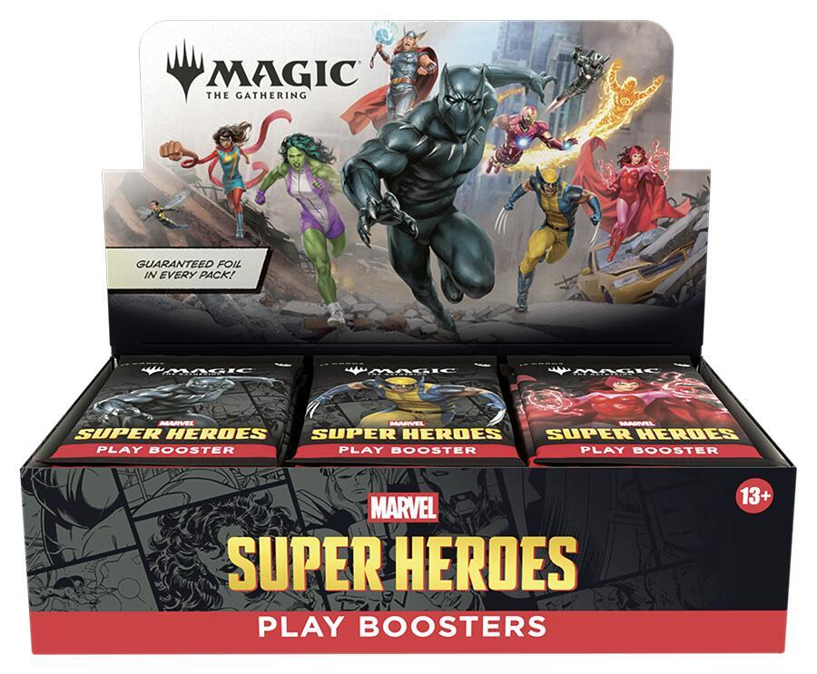 Magic The Gathering Marvel Super Heroes Play Booster Display *Presale*