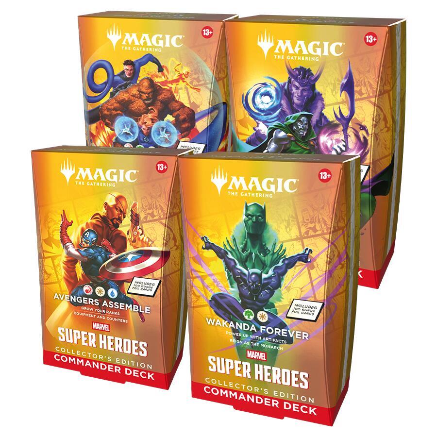 Magic The Gathering Marvel Super Heroes Commander Deck Case (Collector's Edition)