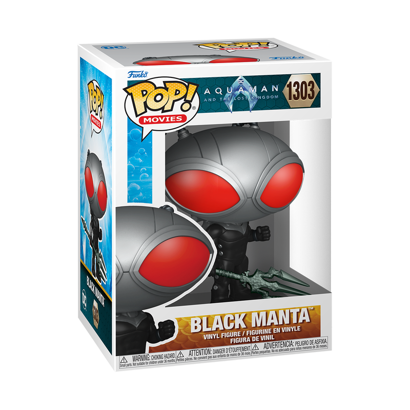 Black Manta Funko Pop Aquaman 1303 W/ Protector