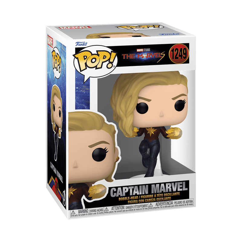 Captain Marvel Funko Pop The Marvels 1249 W/ Protector