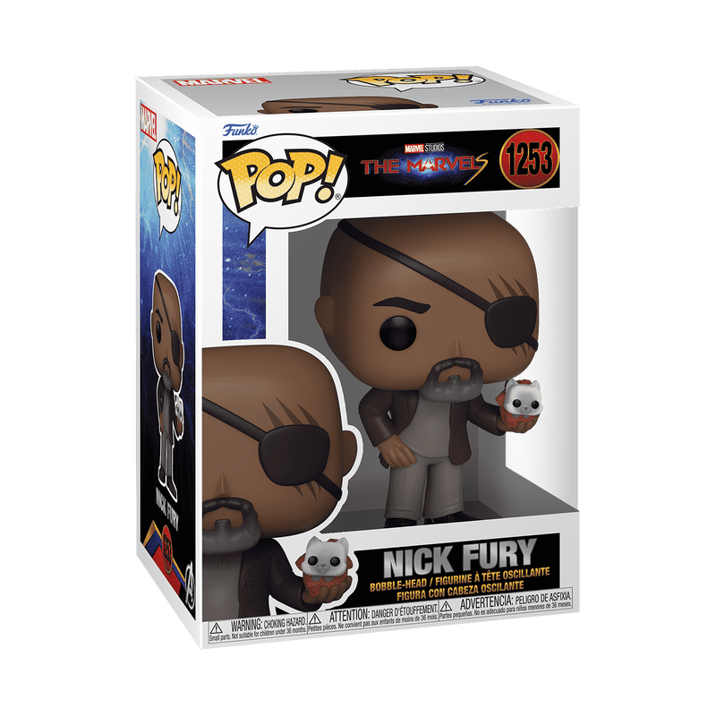 Nick Fury Funko Pop The Marvels 1253 W/ Protector