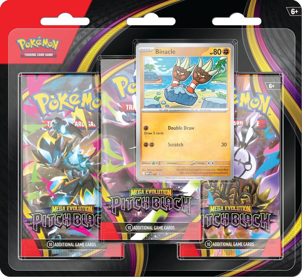 Pokemon Pitch Black 3 Pack Blister *Presale*