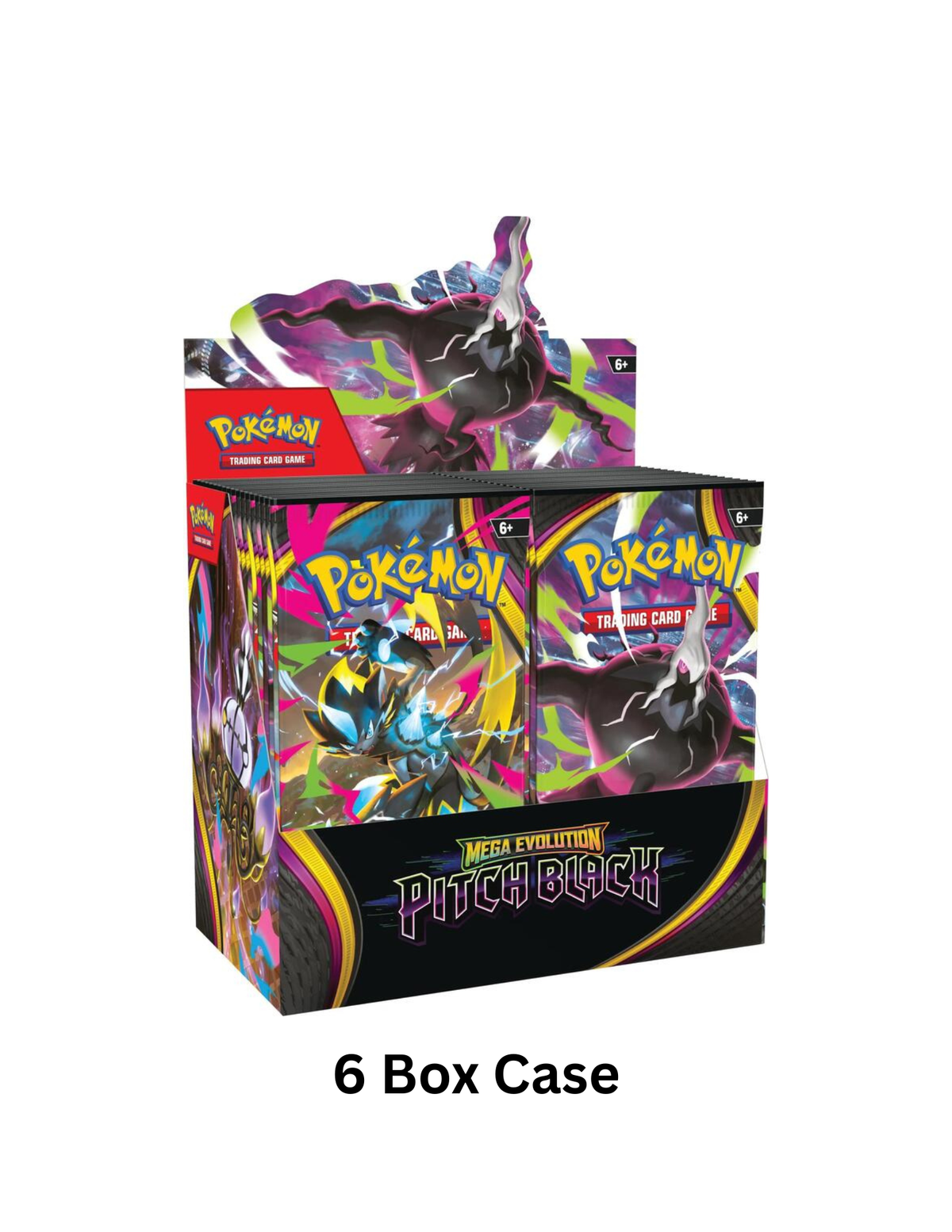 Pokemon Pitch Black Booster 6 Box Case *Presale*