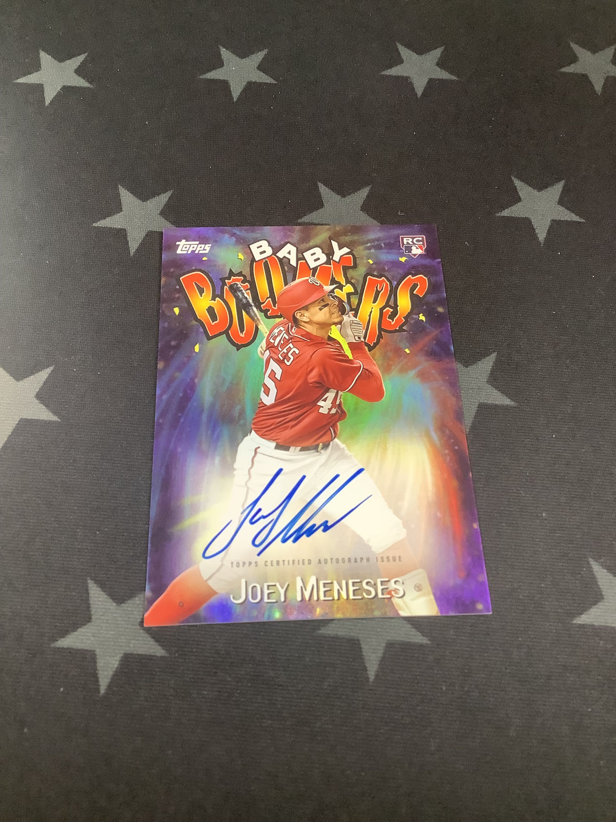 2023 TOPPS ARCHIVE JOEY MENESES BABY BOOMERS ROOKIE AUTO