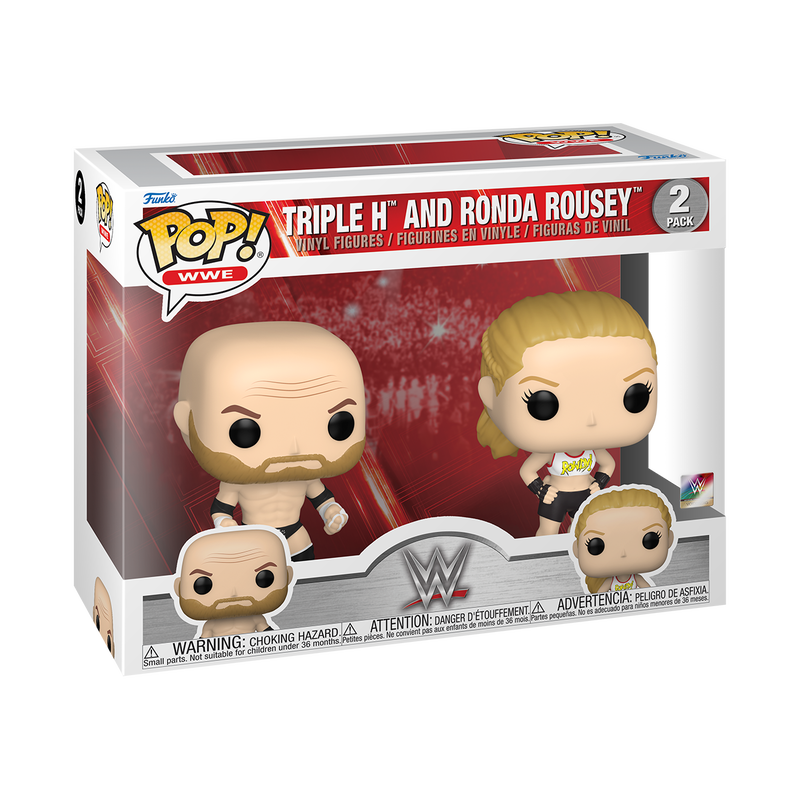 Triple H and Ronda Rousey Funko Pop WWE 2 Pack