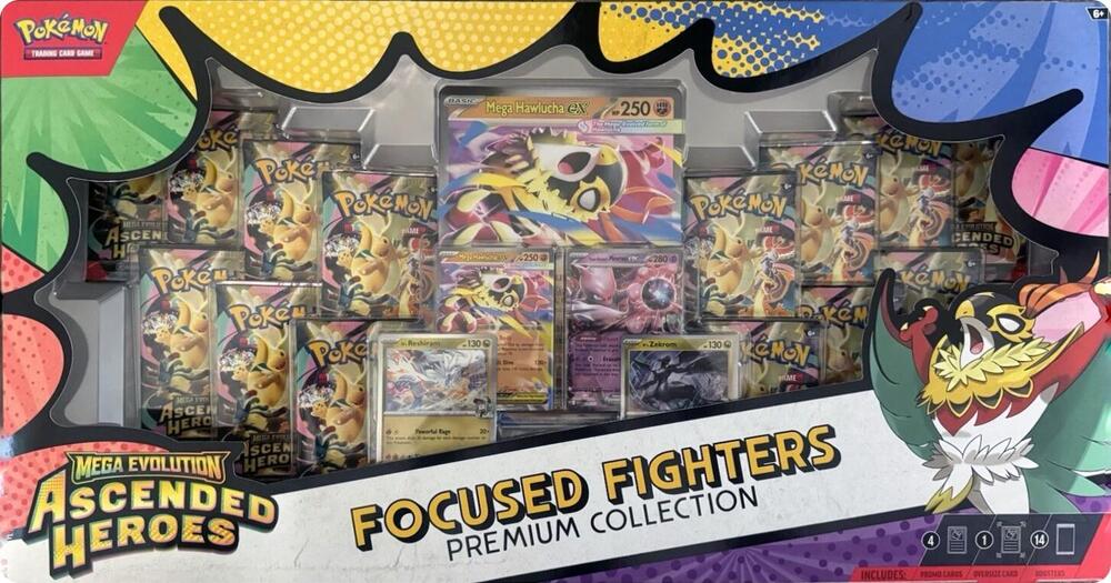 Pokemon Ascended Heroes Focused Fighters Premium Collection (Sam's Club)