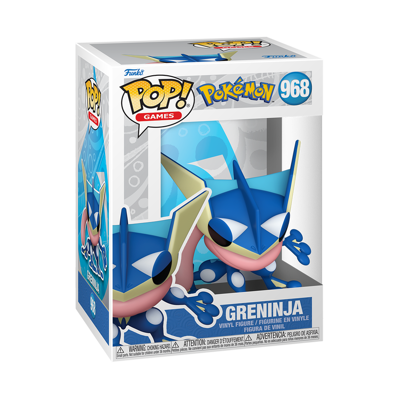 Greninja Funko Pop Pokemon 968 W/ Protector