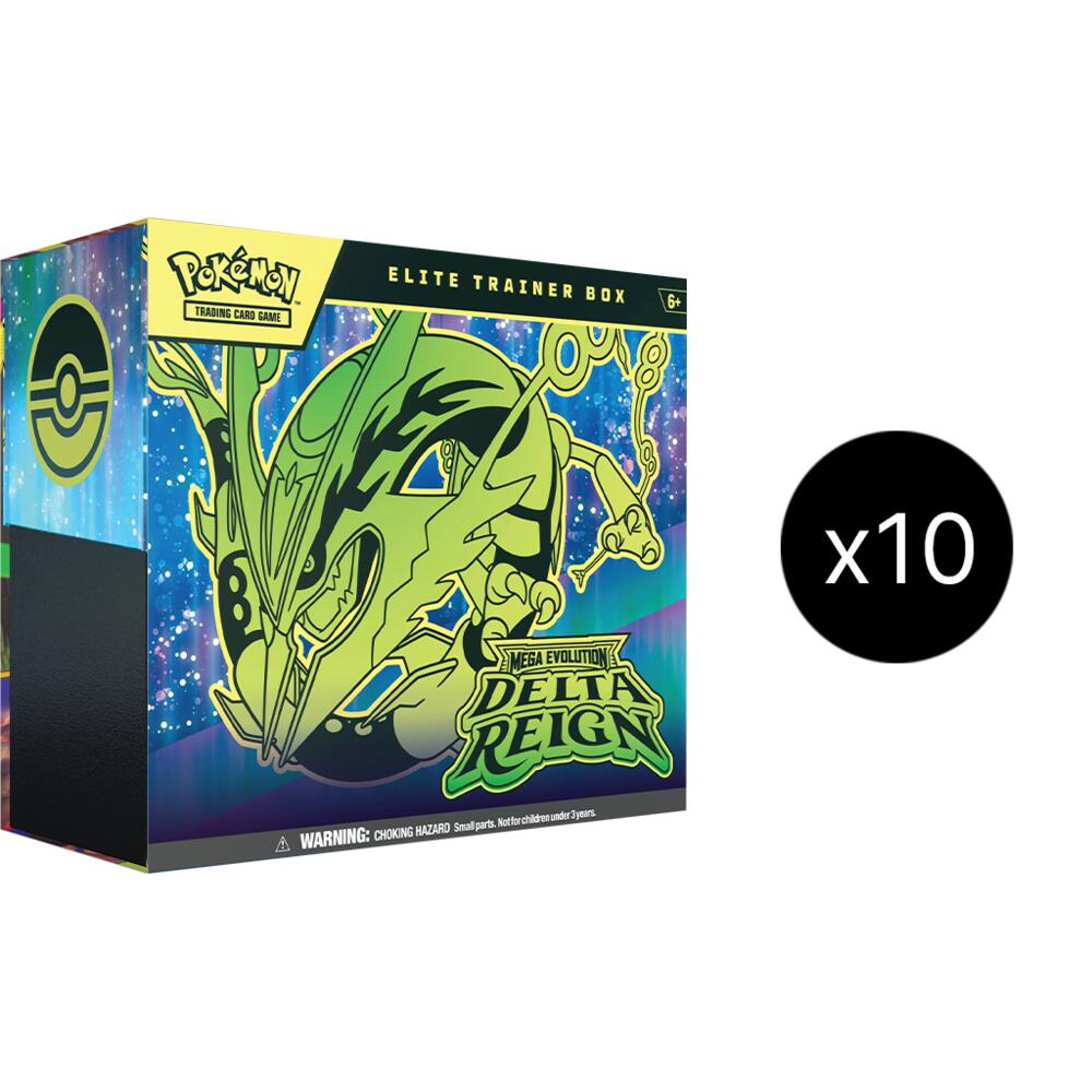 Pokemon Delta Reign Elite Trainer 10 Box Case *PRESALE*
