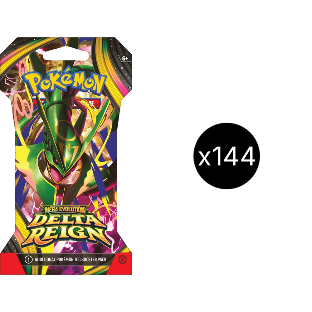 Pokemon Delta Reign Sleeved Booster Pack 144 Pack Case *PRESALE*