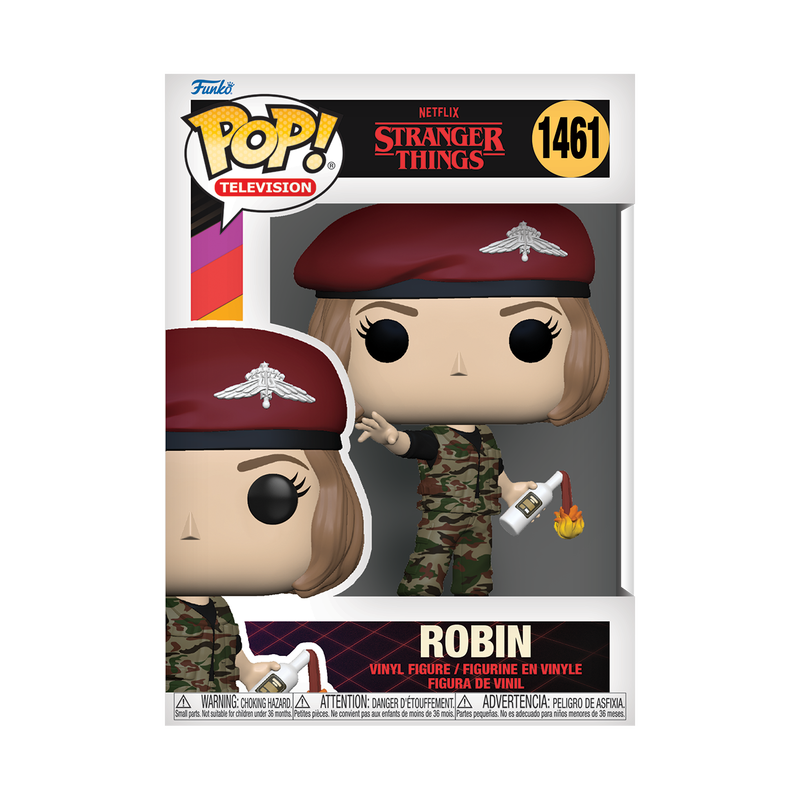 Robin Funko Pop Stranger Things 1461 W/ Protector