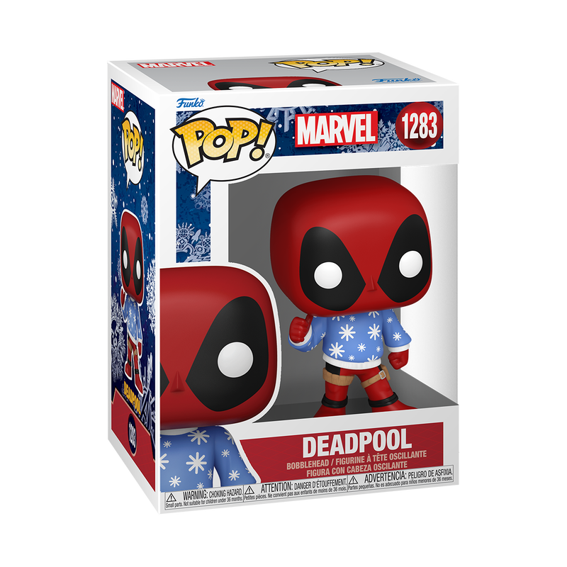Deadpool Funko Pop Marvel Holiday 1283 W/ Protector